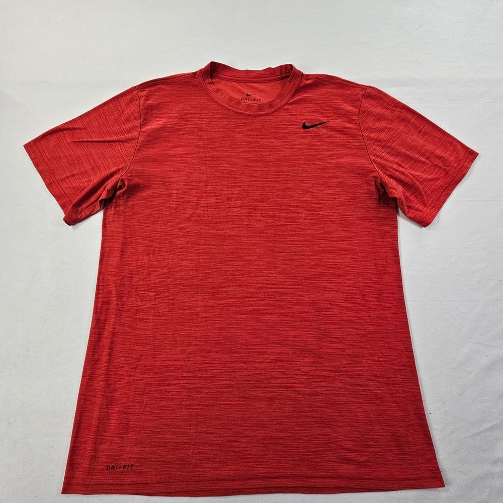 Nike Dri-Fit Red Short Sleeve Performance‎ T-Shirt Men's LT